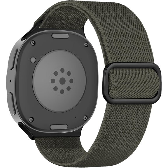 XiHAMA Elastic Bands Compatible with Samsung Galaxy Watch 8 Band 40mm 44mm/8 Classic 46 mm Men/Women,Stretchy Nylon Fabric One Click No Gap Sport Strap for Watch 8 Classic Band 46mm