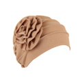 thumbnail image 1 of Side Applique Flower Hijab Hat Muslim Baotou Hat, 1 of 8