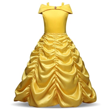 KAWELL Princess Robes de Costume pour Filles Déguisement d'Halloween, Enfant 4T-4