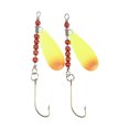 thumbnail image 1 of Lucky Strike Baitworks Victor Spoon, 2-pack, 1.5" Yellow Flash Fishing Spoon, 1 of 4