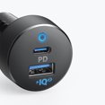thumbnail image 3 of Anker PowerDrive 35W PD 2-Port USB-A/USB-C Car Charger with USB-C Cable, 3 of 6
