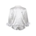 thumbnail image 4 of Femmes 2PCS Pyjama Manches Longues Manchettes Chemisier Shorts, 4 of 5