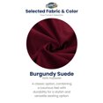 thumbnail image 3 of Ultimate Sack 6000 6-Foot Bean Bag Chair with Footstool Set, Burgundy Suede Cover, 3 of 7