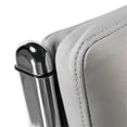 thumbnail image 3 of Echo High Back Leather Executive Chair in Light Gray, 3 of 8