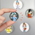 thumbnail image 3 of 12Pcs Glass Strong Magnetic Refrigerator Magnets Fridge Sticker, Cute Magnets Decoration for Crafts, Fun Fridge Magnets for Whiteboard Kitchen Office Cabinet Classroom, 3 of 7