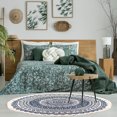 thumbnail image 2 of Round Area Rug 3' Diameter with Tassels Bohemian Washable Chic Bohemian Mandala Hand Woven Round Rugs, Non-Slip Soft Floor Carpet for Living Room Bedroom Nursery Decor, 2 of 4