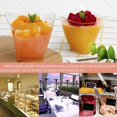 thumbnail image 3 of 50 Pcs Dessert Cups with 50 Spoons Clear 3.38oz Plastic Cheesecake Parfait Pots Reusable Parfait Appetizer Cup Transparent Dessert Cup Bowl for Pudding Mousse Snacks, 3 of 9