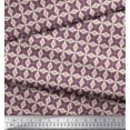 thumbnail image 3 of Soimoi Poly Georgette Fabric Dot & Floral Small Printed Craft Fabric by The Yard 42 Inch Wide, 3 of 3