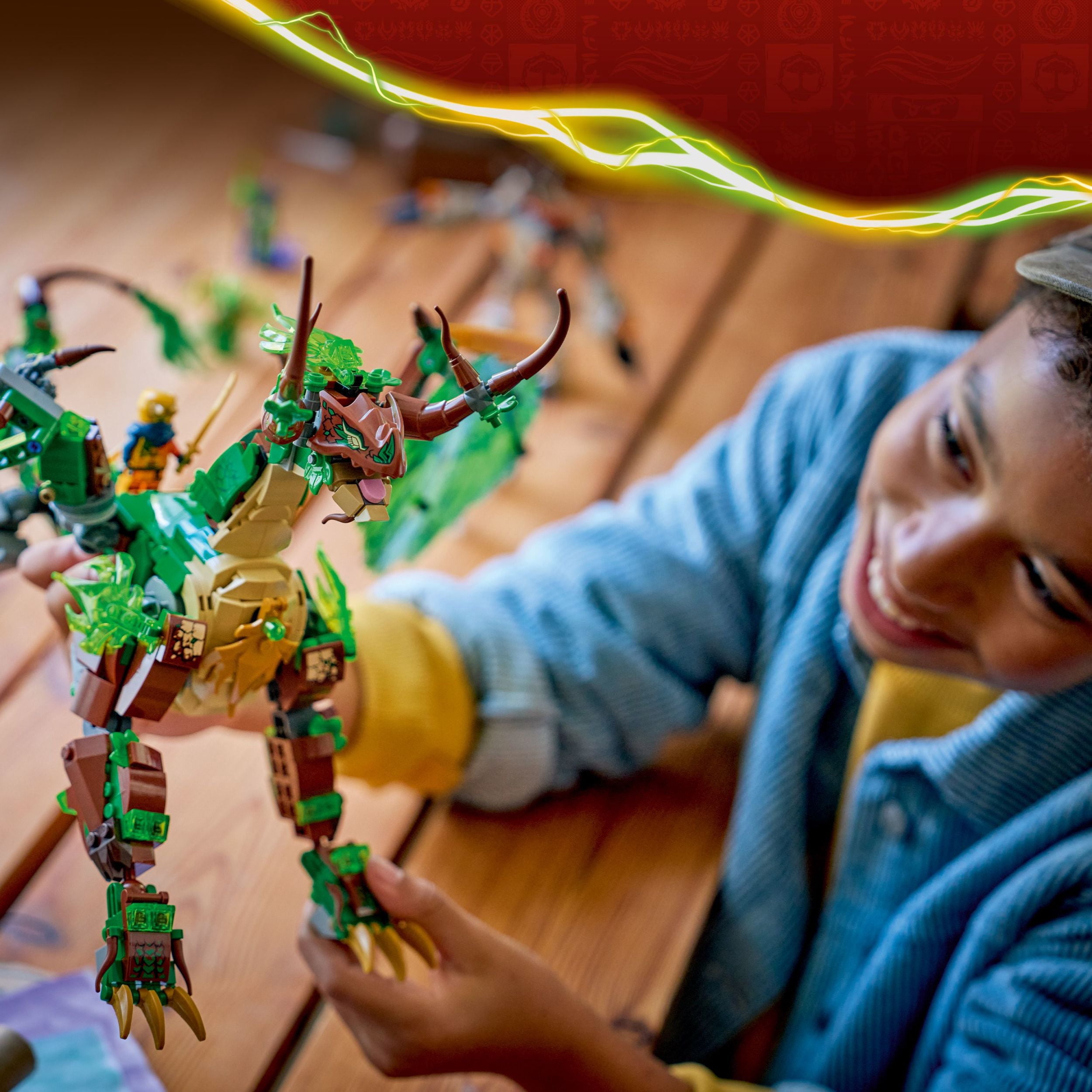 LEGO NINJAGO Le Dragon de la Vie, Jouet Dragon 71859