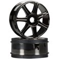 thumbnail image 2 of Hot Bodys Roue de Bord HB 67768 (2 Pcs), Chrome Noir, 42x83mm, 2 of 3