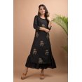 thumbnail image 2 of DWEEP SARA Kurta à Double Couche Noir Orné de Broderie, TG,42, 2 of 6