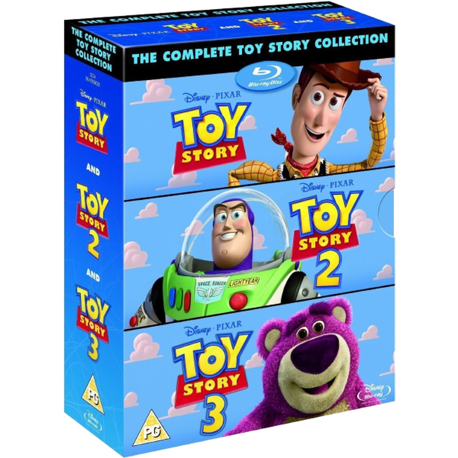 Disney Pixar's Toy Story 1 2 3 Trilogy Collection [Blu-Ray Movie