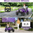 thumbnail image 3 of OLAKIDS Ride on Truck, 12V Battery Powered Electric Vehicle for Kids with Remote Control, Bluetooth, Power Display, LED Lights, Music Player, Ride on Toy for 3+ Boys Girls, 3 of 9