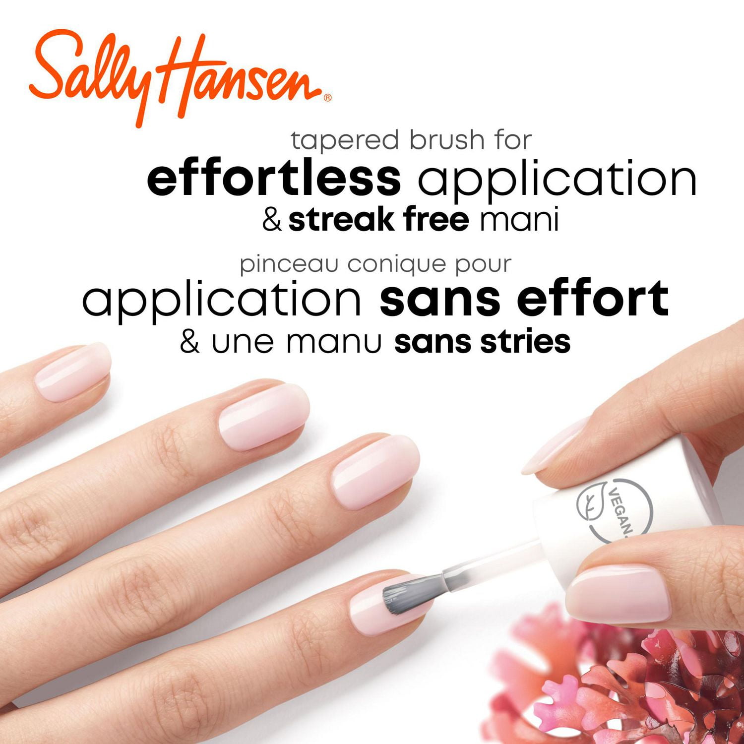 Sally Hansen - Good. Kind. Pure™, vernis à ongles 100 % végétalien, Sans 15, avec du bambou durable et des algues marines pour un soin supplémentaire
