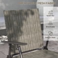 thumbnail image 4 of Outsunny Ensemble de Mobilier de Patio Extérieur 4 Pcs, Ensemble de Jardin avec Dossier, 4 of 10