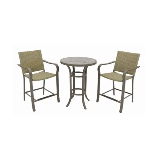 Four Seasons Courtyard Amalfi 3 Piece Balcony Height Outdoor Dining Set