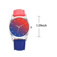 thumbnail image 2 of Montre à Quartz Rayée Creative Montre en Cuir avec Bracelet, 2 of 2