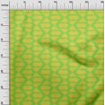 thumbnail image 3 of oneOone Cotton Flex Light Green Fabric Geometric Craft Projects Decor Fabric Printed By The Yard 40 Inch Wide, 3 of 4
