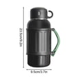 thumbnail image 3 of LSLJS Pichet d'Un Gallon Isolé avec Poignée en Acier Inoxydable Grande Bouteille d'Eau à Double Vide pour Boissons Chaudes Froides Grand Ouverture Résistant à la Sueur Idéal pour Voyage Camping Accessoires pour la Maison en Acier Inoxydable, 3 of 5