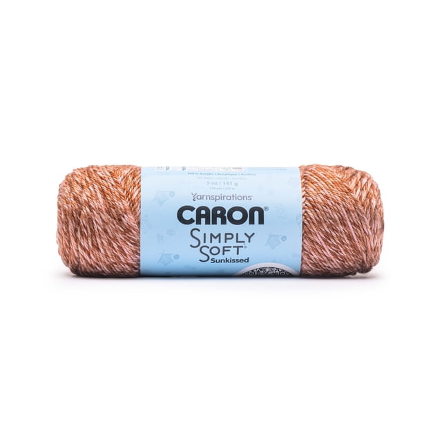 Caron® Simply Soft Sunkissed™ #4 Worsted (Medium) Acrylic Yarn, Fig Tonal 5oz/141g 248 Yards
