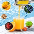 thumbnail image 2 of TIELUTT Stainless Steel Juicer Fruit Juice Squeezer Hand Heavy Duty Stainless Steel Squeezer Water Extractor Juice Strainer No Pulp Cold Juicers / Masticating Juicers Sunkist Juicer Carrot Juice, 2 of 8