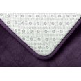 thumbnail image 3 of Set of 2 Clara Clark Bath Mat Bathroom Rug - Absorbent Memory Foam Bath Rugs - Non-Slip, Thick, Cozy Microfiber Bathrug, Plush Shower, Toilet Bathmats - Purple - Large Size 20"x32" Small Size 17”x24”, 3 of 4