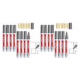 thumbnail image 3 of maskred 8pcs/set Easy-to Tile Seam Marker Tile Grout Like Pro Powerful Functions Marker Grout Pen dark gray 2Set, 3 of 6