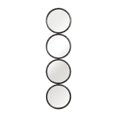 thumbnail image 2 of Sagebrook Home 48" 4-Mirrored Circles, Black Wb, 2 of 4