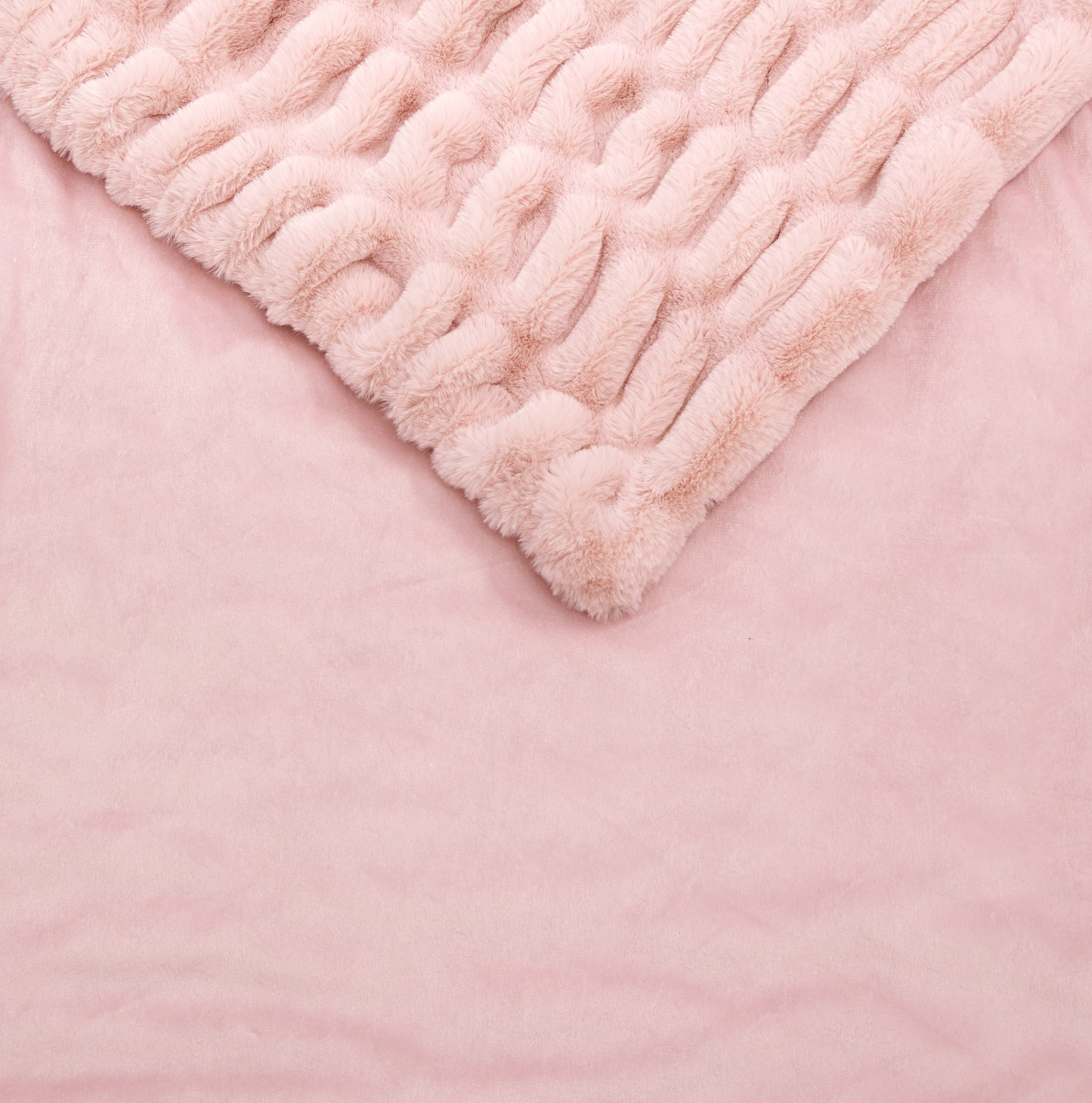 Mainstays Jeté froncé 50 x 70 po, Rose.