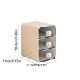 thumbnail image 3 of Yunuuuoa Clear Plastic Desktop Drawer Organizer Storage for Office Home Desk Stationery Supplies with Stackable Design and Smooth Pull Out Drawers for Vanity Table Dormitory Study Desk Accessories, 3 of 6