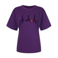 thumbnail image 2 of Birdeem Mode Femmes Décontracté Imprimé Chandail à Manches Courtes T-Shirt Hauts Blouse, 2 of 4