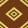 thumbnail image 1 of Ahgly Company Machine Washable Indoor Square Transitional Caramel Brown Area Rugs, 6' Square, 1 of 7