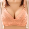 thumbnail image 2 of B91xZ Women's Comfort Wireless Bra Full Coverage Plus Size Non Padded Wireless Minimizer Bra,Beige C, 2 of 3