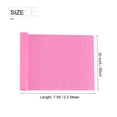 thumbnail image 2 of Unique Bargains Crepe Paper Roll Crepe Paper Decoration 7.5ft Long 20 Inch Wide, Hot Pink, 2 of 5
