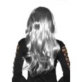 thumbnail image 2 of Underwraps Longue Perruque de Costume Ajustable pour Femme Adulte Argent, 2 of 3