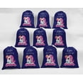 thumbnail image 5 of Darling Souvenir Licorne Bleue Anniversaire Personnalisée Fournitures de Fête Pochettes à Cordon Sacs à Cadeaux 15 Pcs, 5 of 5