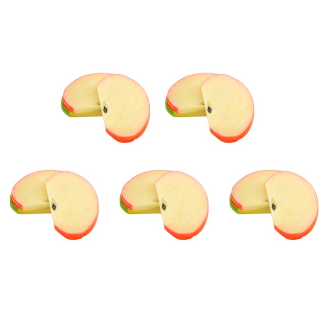 Wweixi 5pack/lot Long-lasting PVC Fruit Slice Model For Store Samples Mall Emissions Watermelon Slices 29