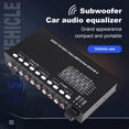 thumbnail image 4 of 4X 5-Band Car Audio Equalizer, Adjustable 5 Bands EQ Amplifier Graphic Equalizer with CD/AUX Input Select Switch,Black, 4 of 7