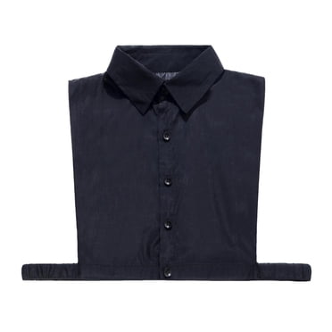Cotton Fake Collar Detachable Collar Blouse Half Shirts Collar Black