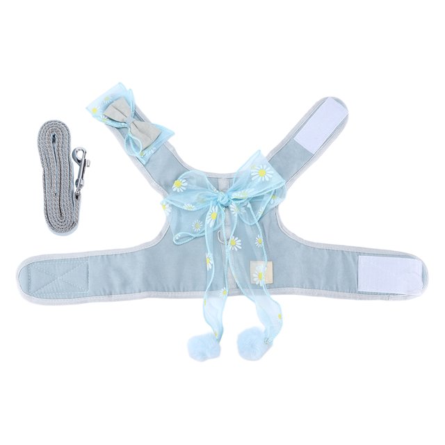 Cat Vest Harness,Cat Harness and Leash Bowknot Vest Cat Rope Pet Harness Sturdy Construction