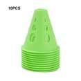 thumbnail image 4 of Transemion 10pcs/set Sturdy And Portable Hollow Windproof Roller Skating Pile For Versatile green 1Set, 4 of 6