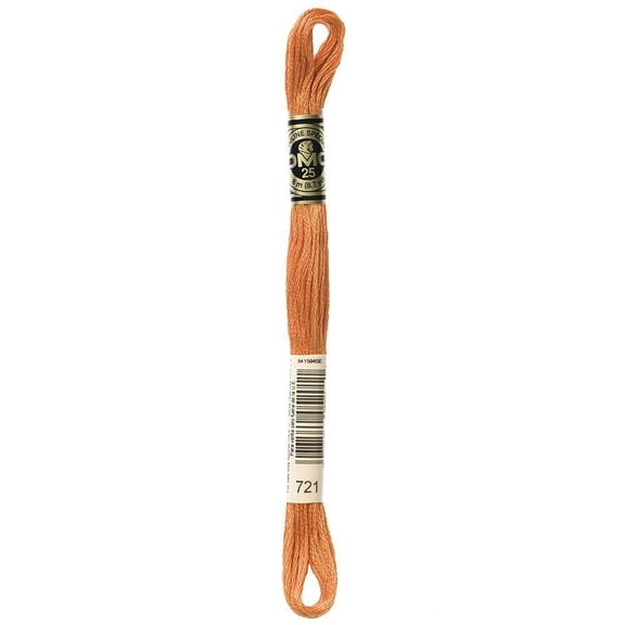 DMC Six-Strand Cotton Embroidery Floss, 8 m (8.7 yd), Orange