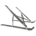 thumbnail image 1 of Amer Mounts Support d'Ordinateur Portable pour Bureau, Support d'Ordinateur Portable en Aluminium à 6 Niveaux Réglables avec Coussinet Rafraîchissant, Rehausseur Ventilé pour Ordinateur Portable Prenant en Charge des Tablettes et Cahiers de 10 à 15,6 Pouces AMRNS02, 1 of 6