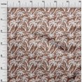 thumbnail image 3 of oneOone Rayon Brown Fabric Tropical Palm Tree Sewing Material Print Fabric By The Yard 56 Inch Wide, 3 of 5