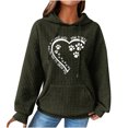 thumbnail image 1 of Birdeem Women Print Round-Neck Long Sleeve Loosen Single Sweatshirt Tops Pullover Blouse, 1 of 1