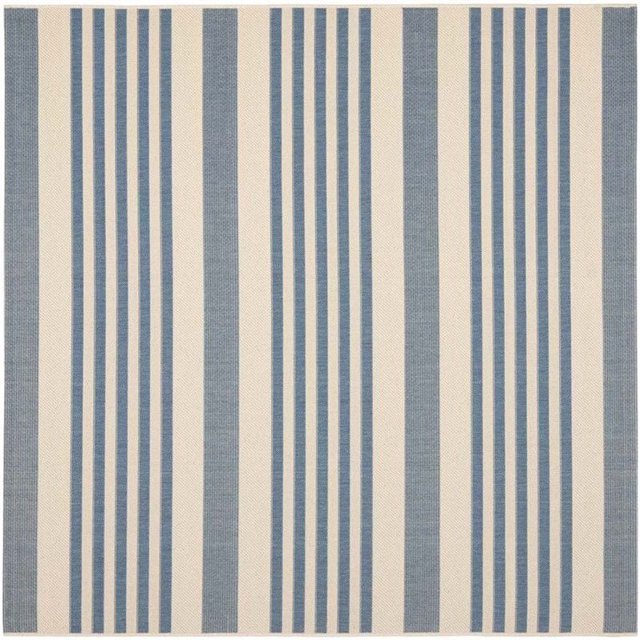 Safavieh Courtyard Tapis Beige Intérieur Extérieur - Carré 4 Pieds