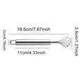 thumbnail image 2 of Shaver Categorized Kitchen Tool for Grating Coconut and Removing Meat - Manual Stainless Steel -Sized Planer for Cooking and Food Prep, 2 of 6