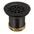 thumbnail image 1 of Westbrass D2181-62 Grid Basket Style Bar Strainer in Matte Black, 1 of 4