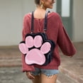 thumbnail image 4 of Ohufall Paw Large-capacity Crossbody Backpack, pet carrier, cat backpack carrier, 4 of 5