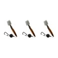 thumbnail image 1 of Ruiboury Golf Club Brush Portable Handheld Replacement Double-sided Ball Shoe Brushes Orange with Lid 3Set, 1 of 6